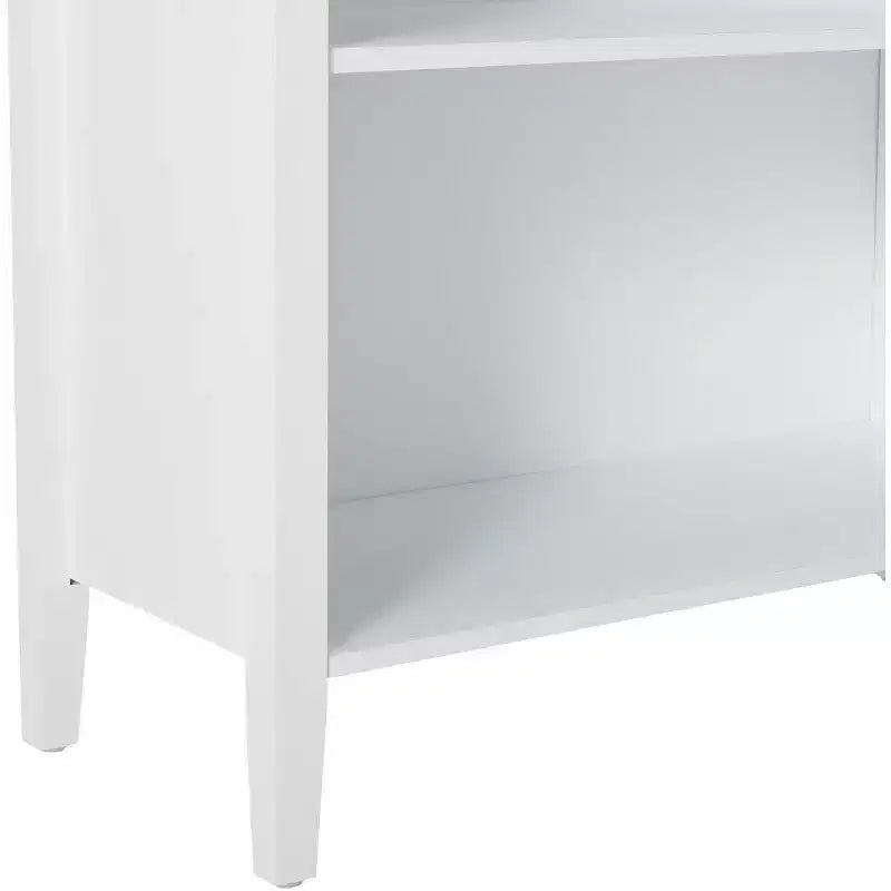 Libreria Bianca in Legno a 4 Ripiani