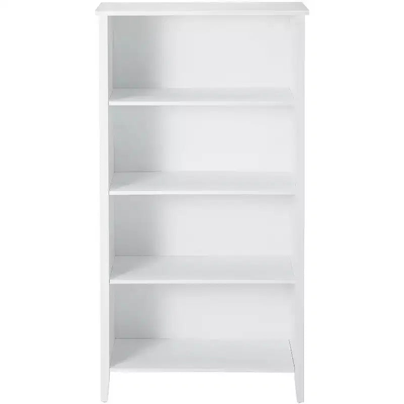 Libreria Bianca in Legno a 4 Ripiani