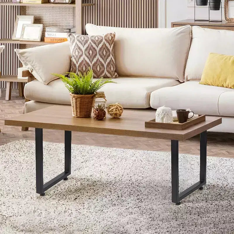 Set di 2 gambe da tavolo in metallo nero, gambe per mobili in stile industriale per tavoli da pranzo, tavolini da caffè, supporto durevole e moderno per casa e ufficio