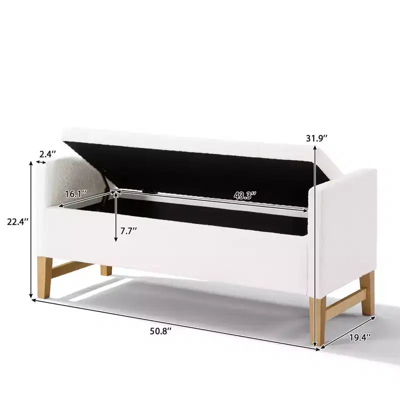 Pouf contenitore imbottito Escoffier Modern Boucle