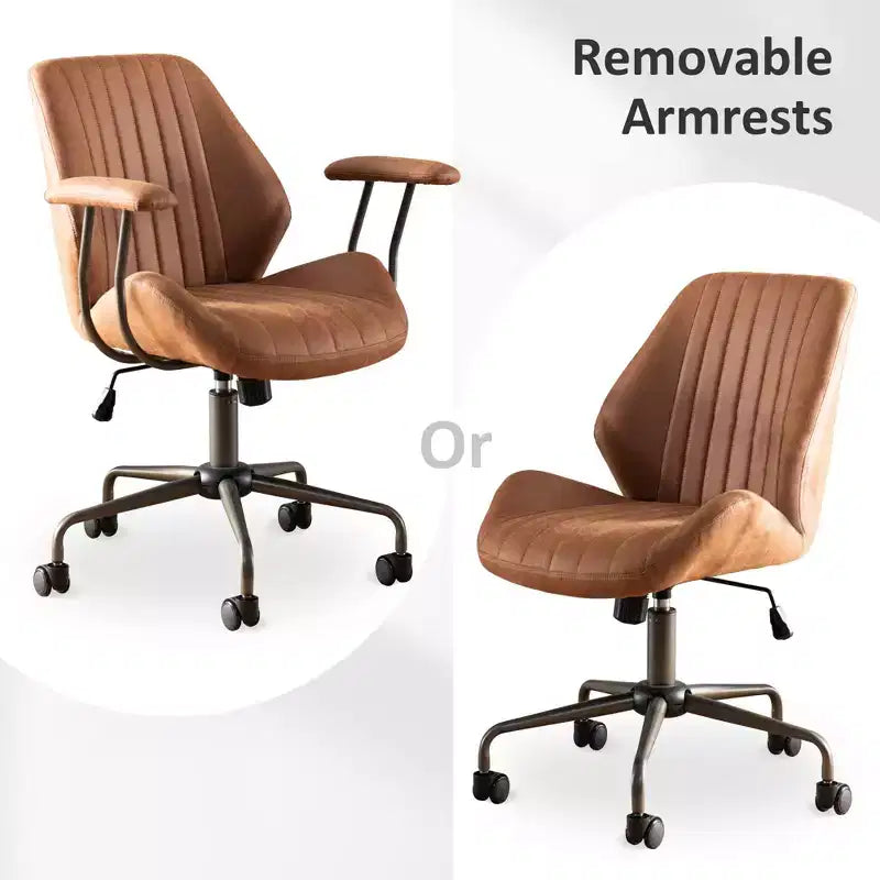 Sedia da Ufficio Ergonomica Moderna per Computer, in Tessuto Scamosciato, per Dirigenti o Ufficio Domestico