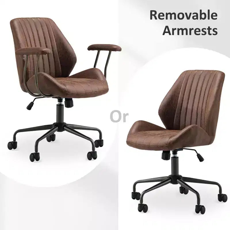 Sedia da Ufficio Ergonomica Moderna per Computer, in Tessuto Scamosciato, per Dirigenti o Ufficio Domestico