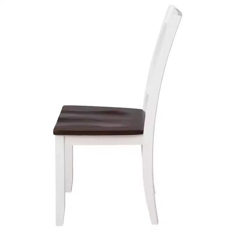 Set da pranzo 5 pezzi per 4 persone, tavolo da cucina rettangolare in legno con 4 sedie, set da pranzo stile rustico per cucina